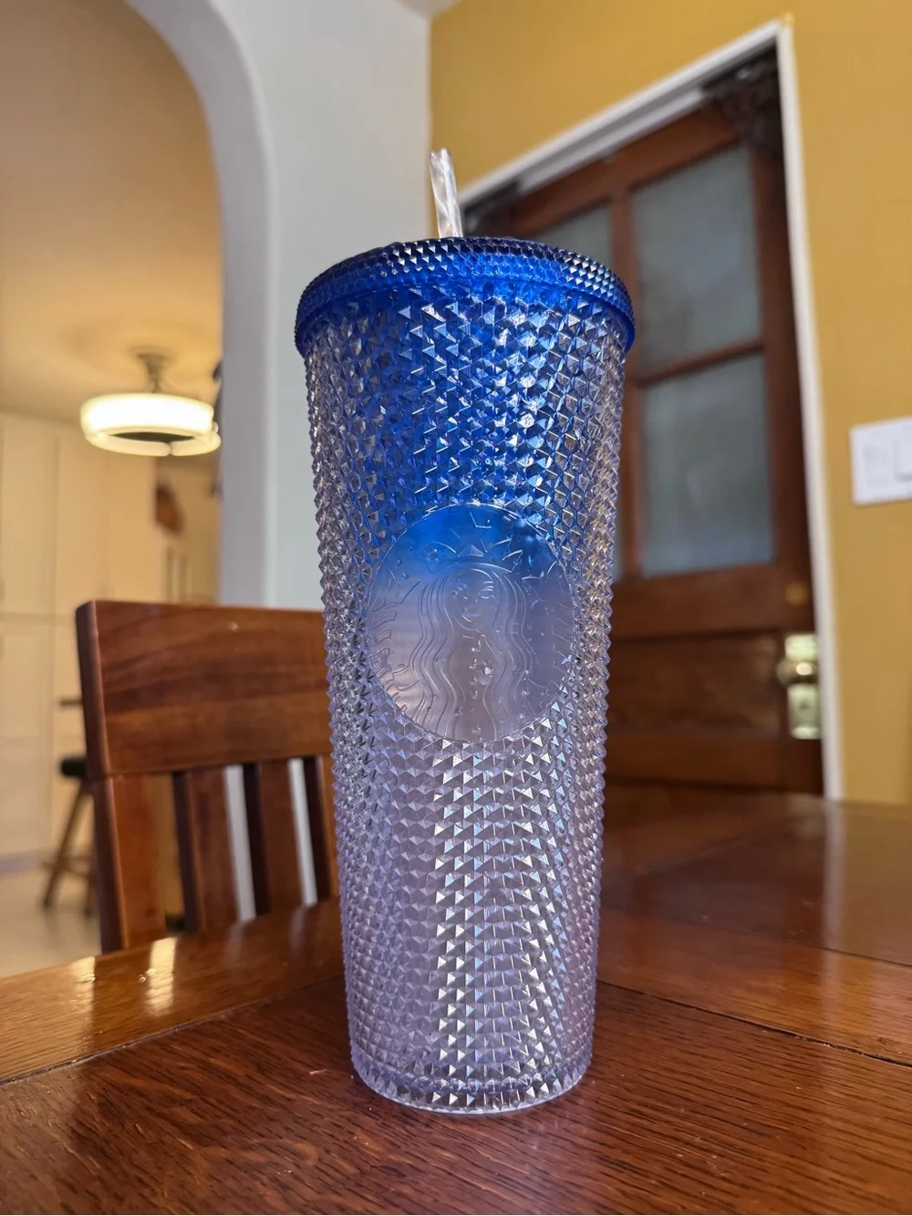 Starbucks Textured Cold Cup Trio - Sage Green, Clear Lilac & Cobalt Blue